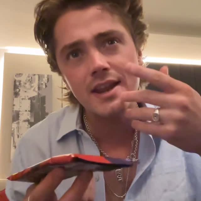 Instagram post by @henryrowleyy for Cadbury. Caption reads: #ad – I love the whole wine tasting performance…....