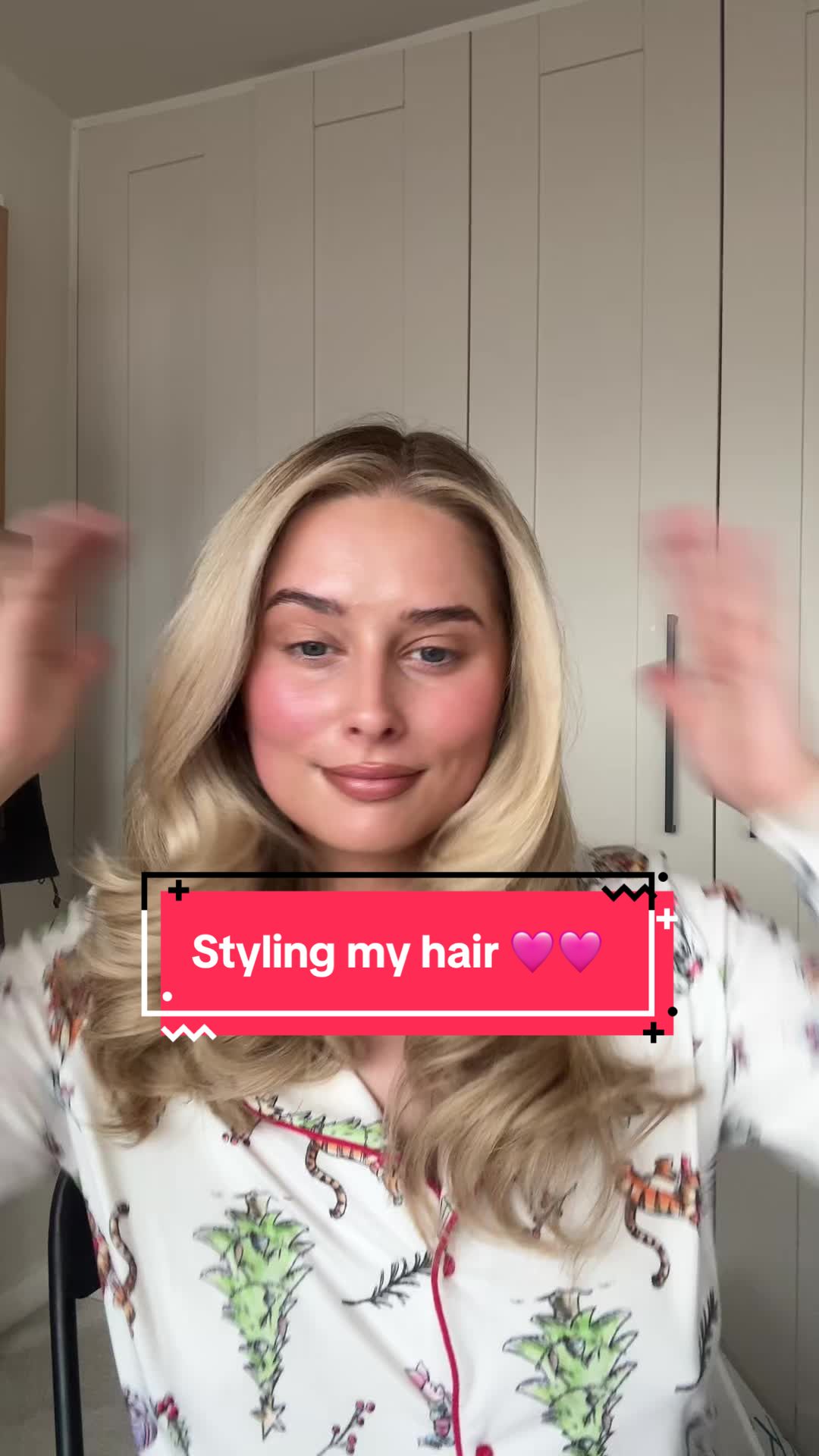 TikTok post by @laurensaddingtonx for Shark Beauty. Caption reads: If you don’t know how to use your new hair tool....