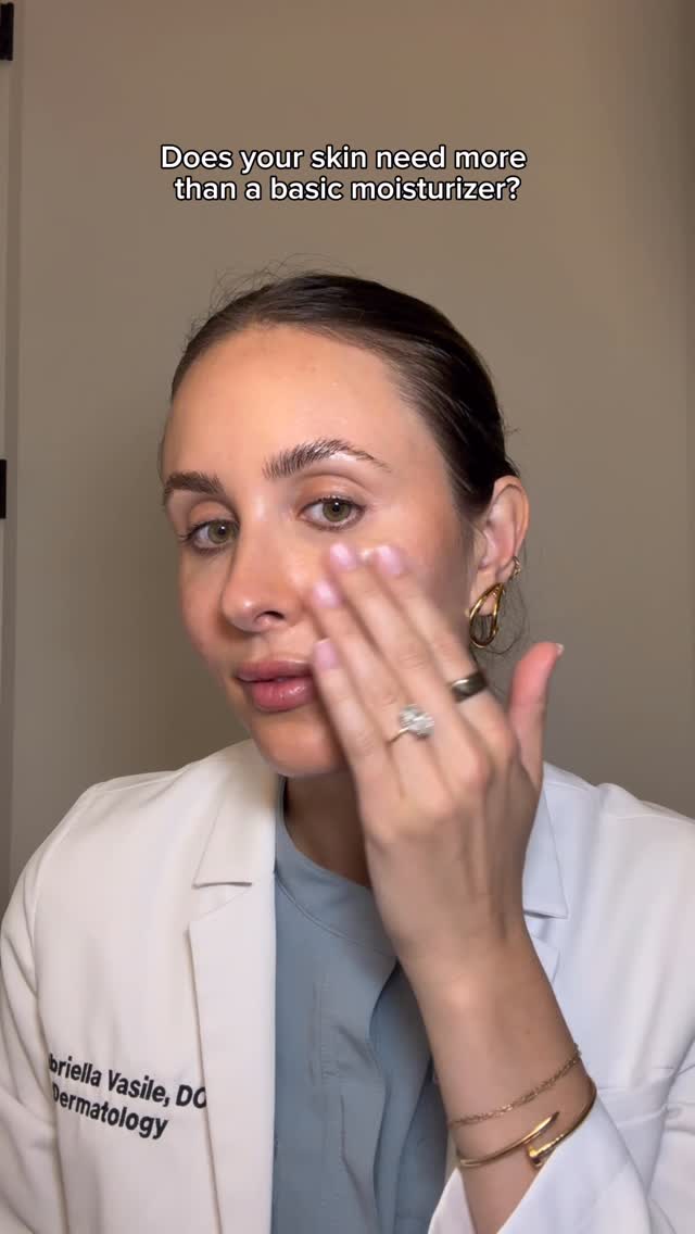 Instagram post by @gabvasile for Perricone MD. Caption reads: As a dermatologist, I look for science-backed....