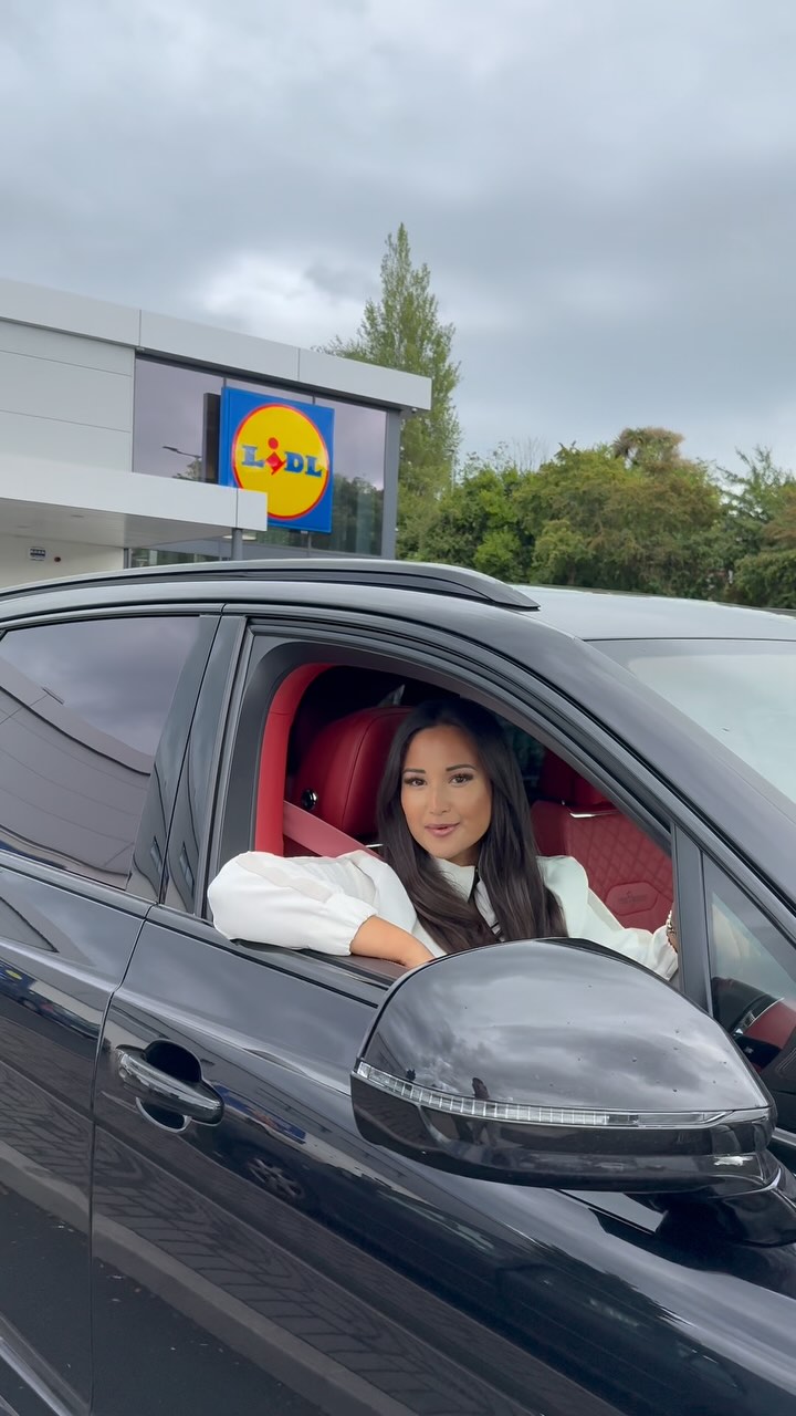 Instagram post by @ashfordmotors for Lidl CZ. Caption reads: #AD—Lidls Car range @lidlireland 🚘 is in- store....