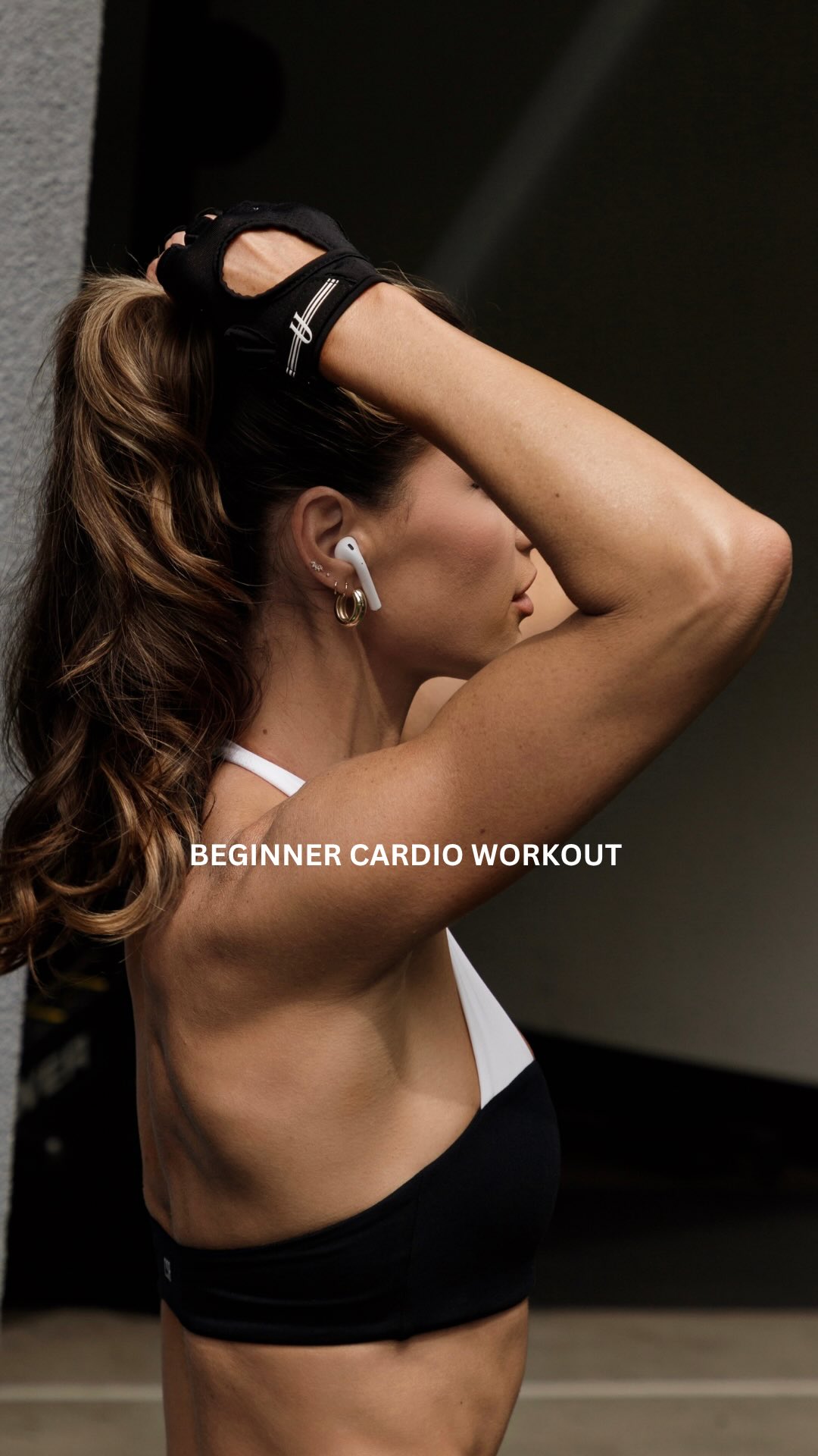 Instagram post by @lindseyharrod for NordicTrack. Caption reads: beginner friendly cardio workout you won’t hate —....