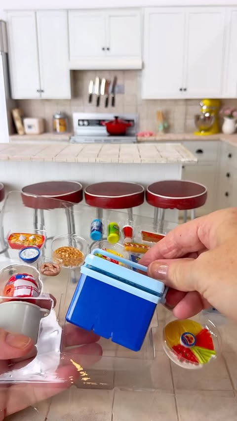 Instagram post by @grandmagetsreal for Five Below. Caption reads: What do you think of the blue ice chest? 🧊 Found....