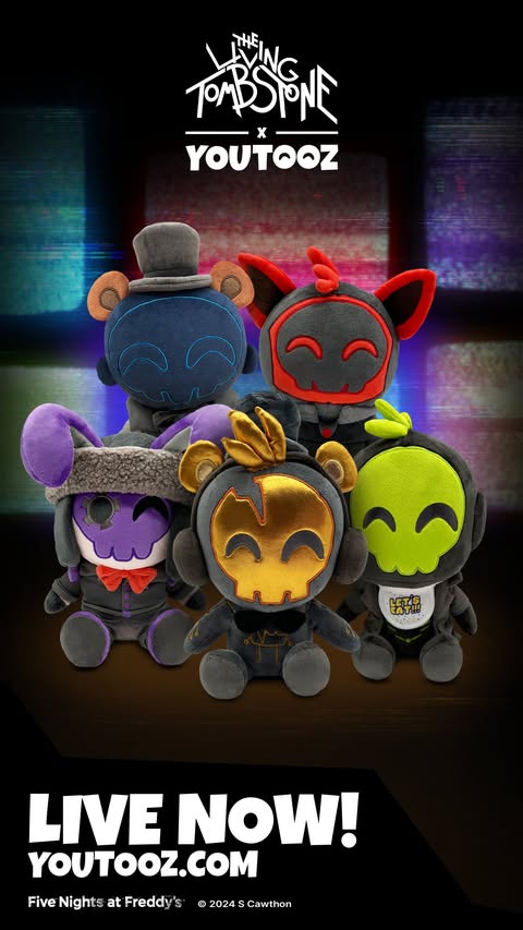 Instagram post by @livingtombstone for Youtooz. Caption reads: What a good time you could be having!! It’s your....