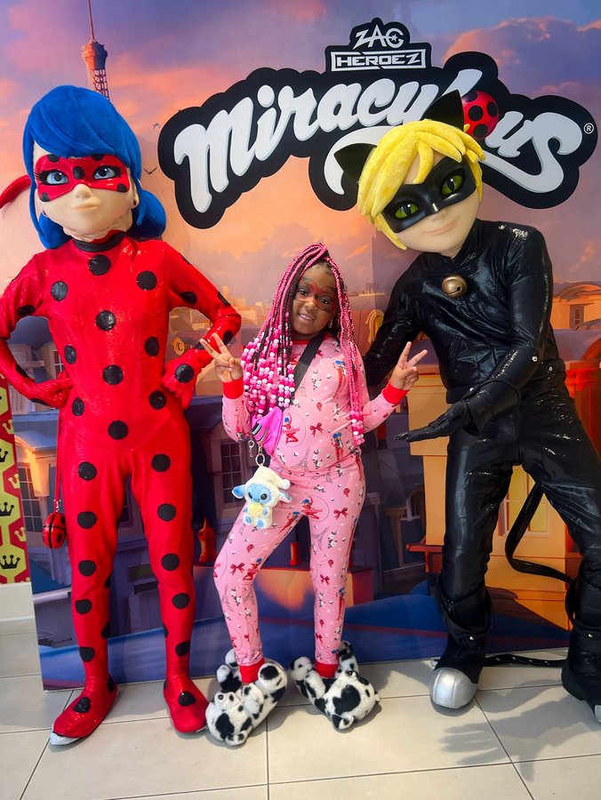 Instagram post by @egypt.sarai for FAO Schwarz. Caption reads: [...] PARTY EVER! 🎉👠🎂 HUGE shoutout to....