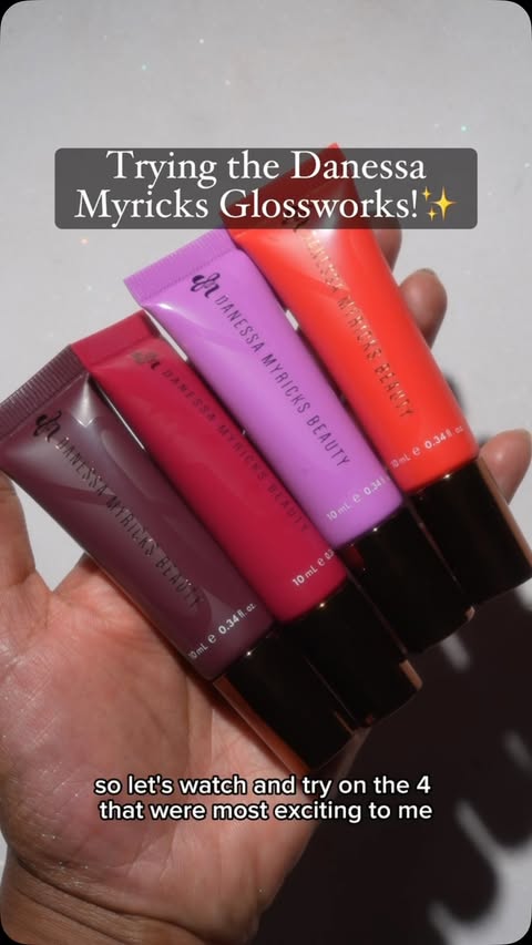 Instagram post by @glamsmitty for Danessa Myricks Beauty. Caption reads: [...] is your fave? @danessa_myricks....