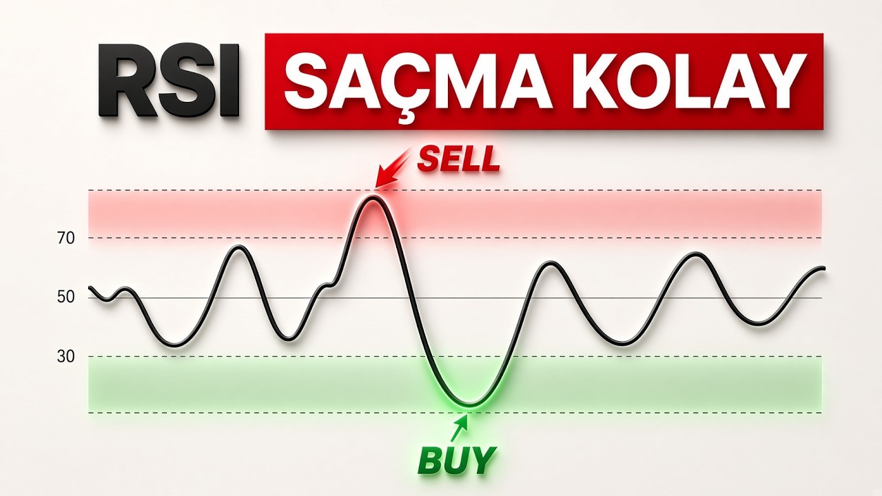 YouTube post by @BrokenLollipop for Çağdaş'ın İngilizce Dil Okulu. Caption reads: How to Use RSI Most Effectively | What is Price....
