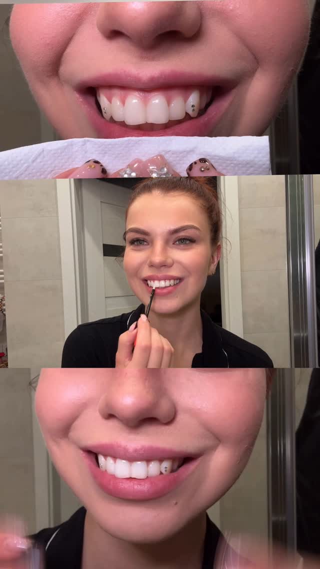 Instagram post by @haaipapi for Colgate. Caption reads: Kto jeszcze bawi się w beauty guru przed spaniem w....