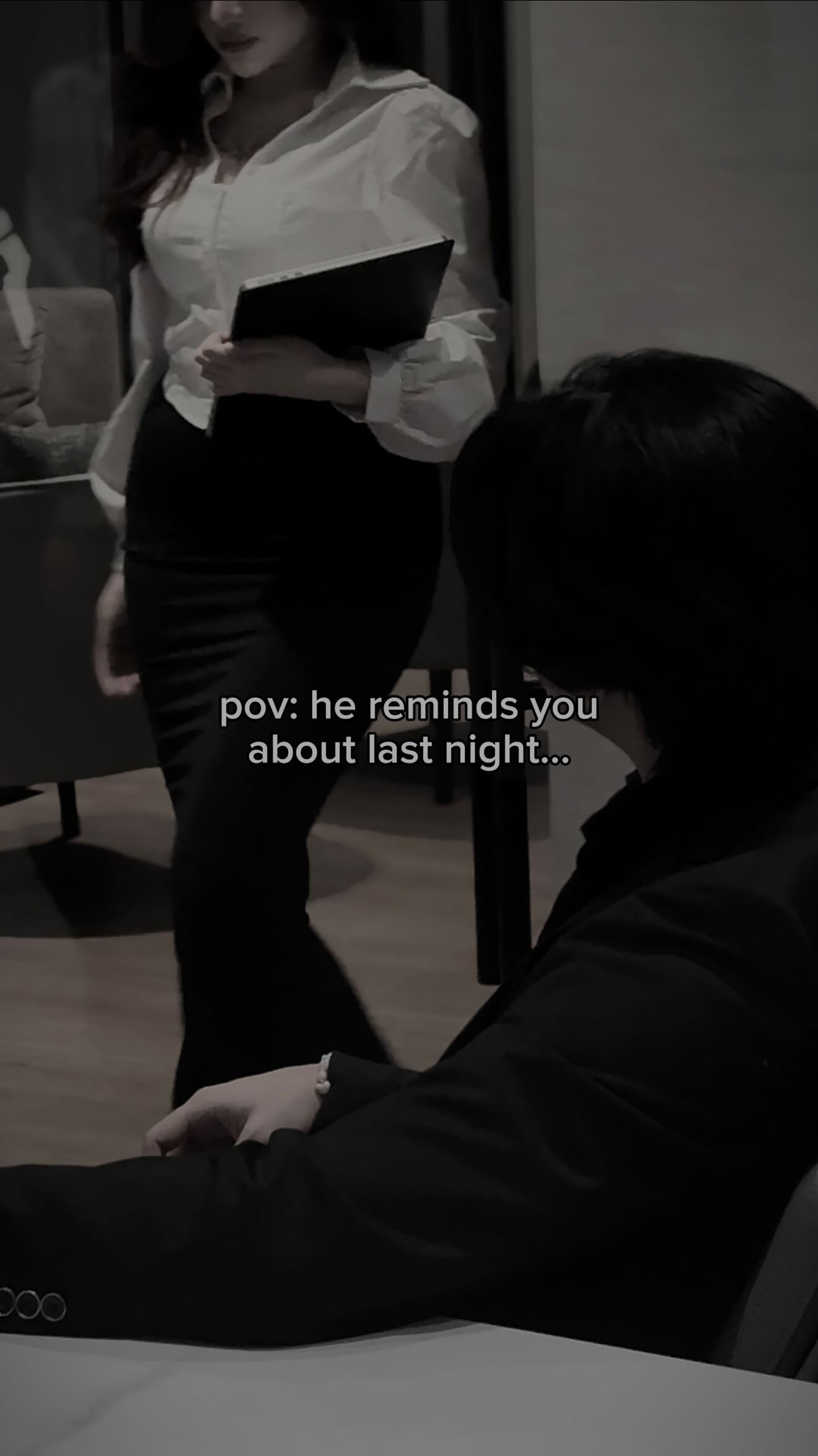 Instagram post by @aemilst for Wattpad. Caption reads: last night should've stayed a secret but he wont....