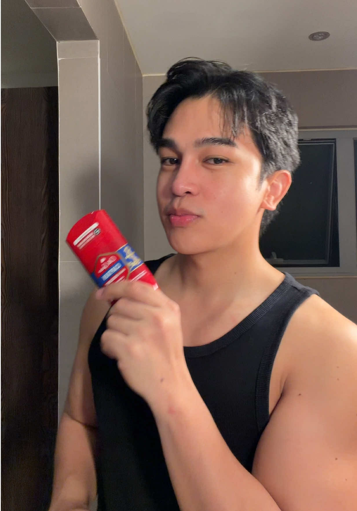TikTok post by @kennnnito for Old Spice. Caption reads: [...] essentials.  #OldSpicePH #SwitchToSticks #ad....