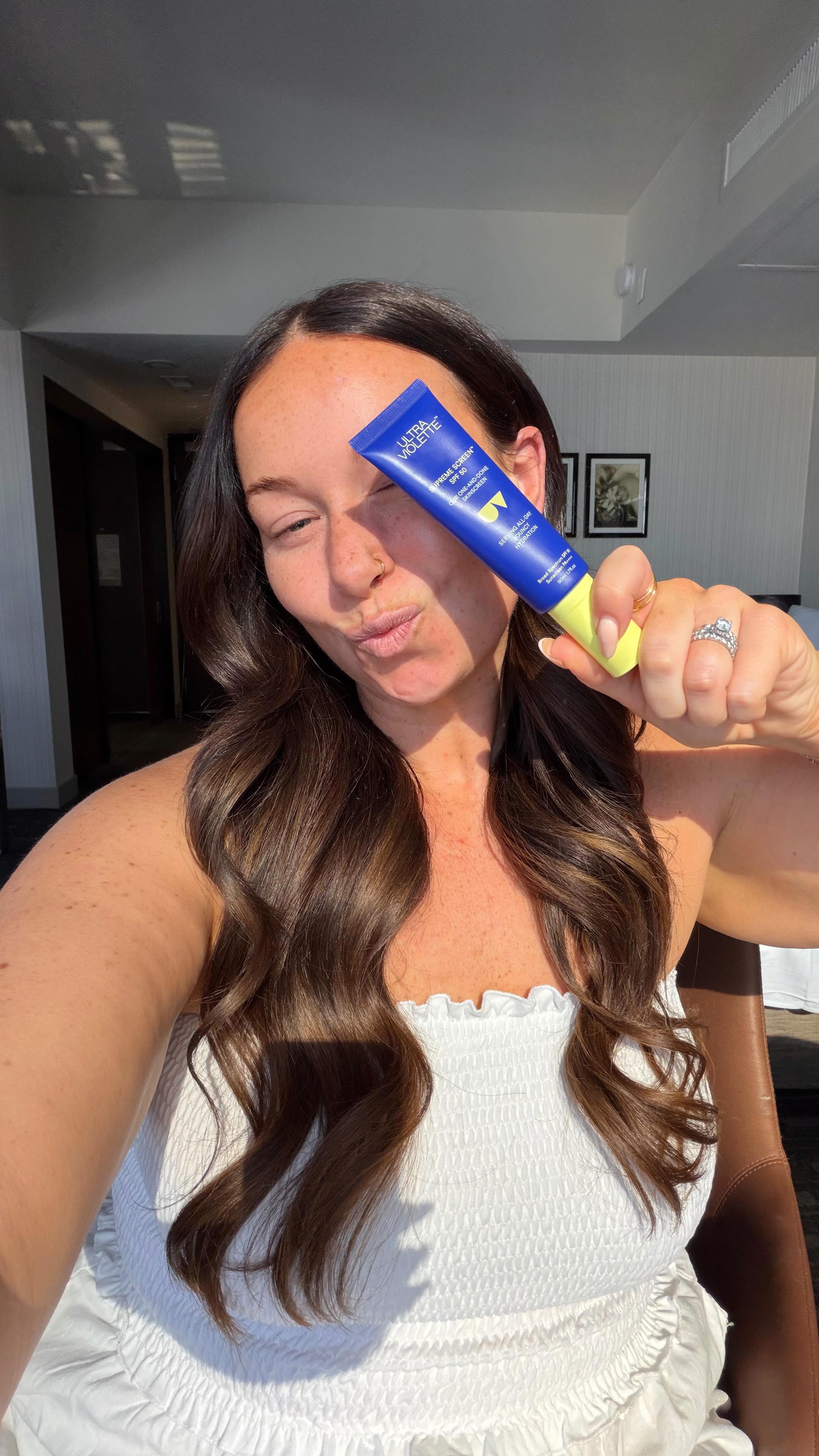 Instagram post by @dedikated_lifestyle for Ultra Violette. Caption reads: PSA besties: Skinvestment Day is....