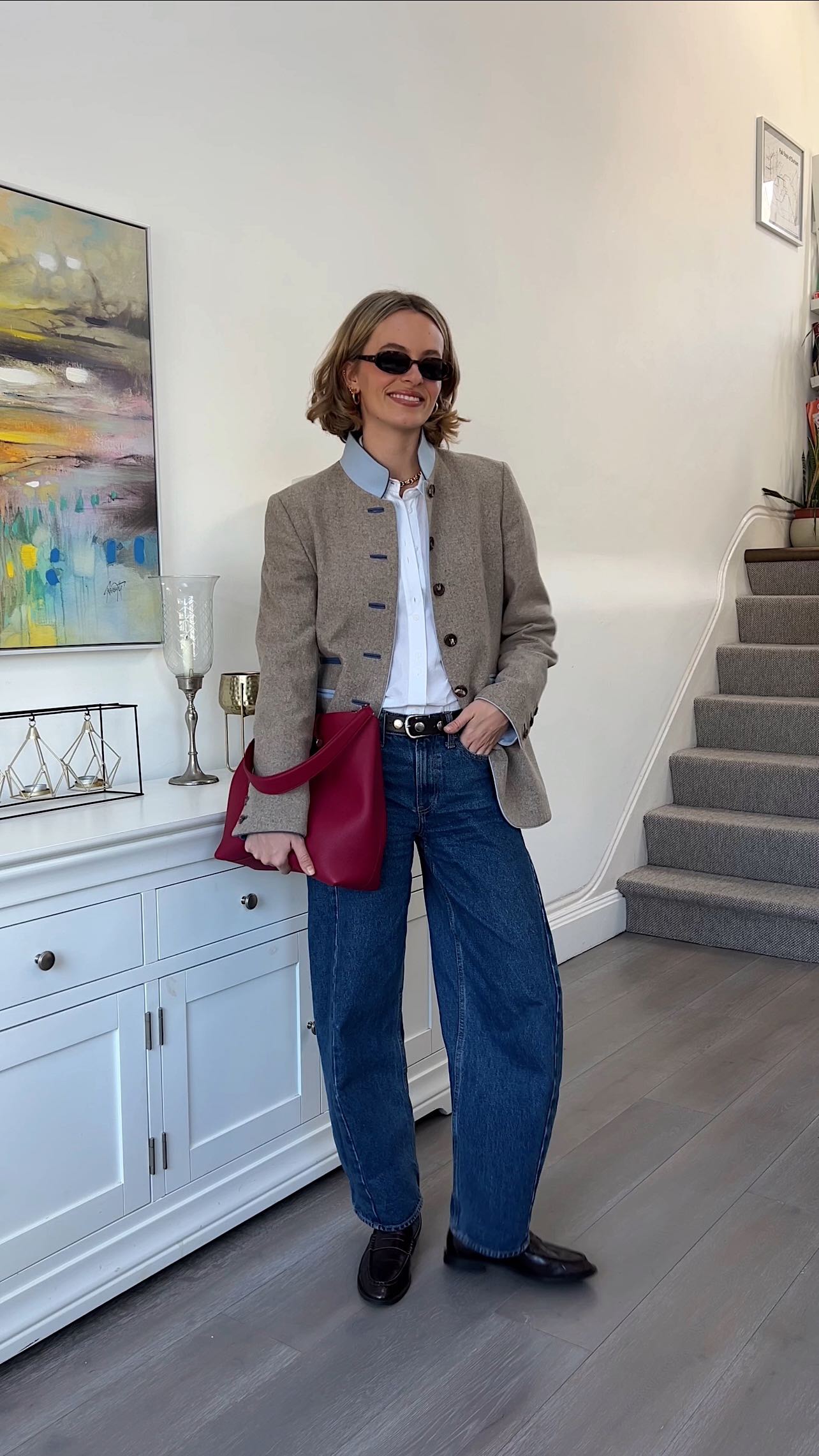 Instagram post by @elizabatten for Abercrombie & Fitch. Caption reads: styling my new spring/summer bag!!!! thank you....