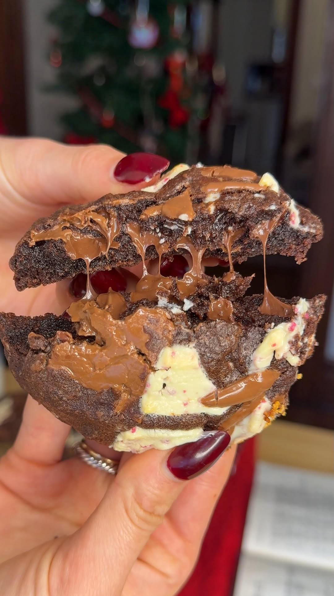 Instagram post by @munchiesbymallory for First Alert. Caption reads: NYC Style Chocolate Chip Cookies 🍪

Welcome back....
