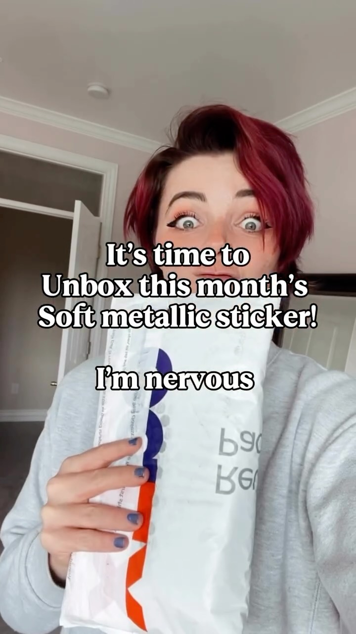 Instagram post by @chrissabug for StickerApp. Caption reads: Phew!! I’m nervous EVERY time I make stickers and....