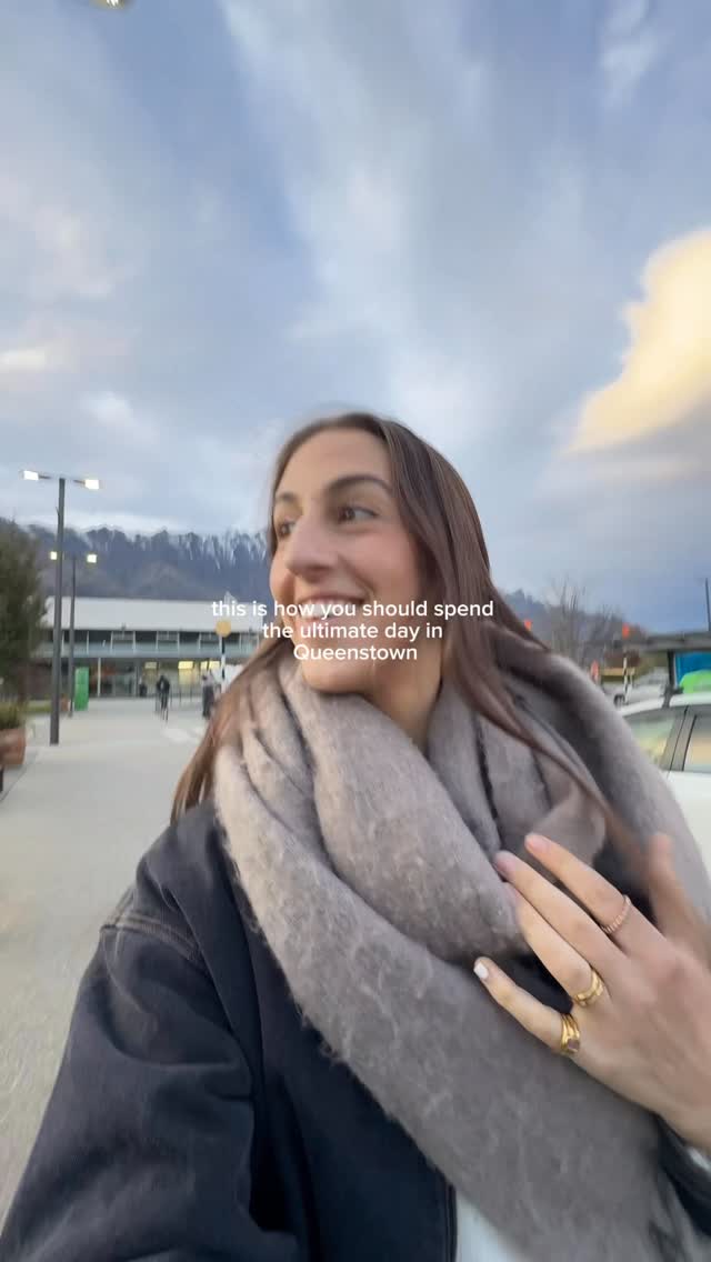 Instagram post by @hannahkoumakis for SIXT. Caption reads: Queenstown day one! ft. @sixtnewzealand,....