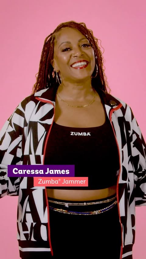 Instagram post by @zjcaressa for Zumba. Caption reads: Ready to transform your class experience + connect....