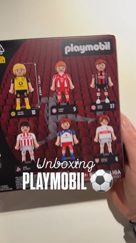 Instagram post by @oliverschaffer for PLAYMOBIL. Caption reads: 📦 Unboxing: PLAYMOBIL 72279....