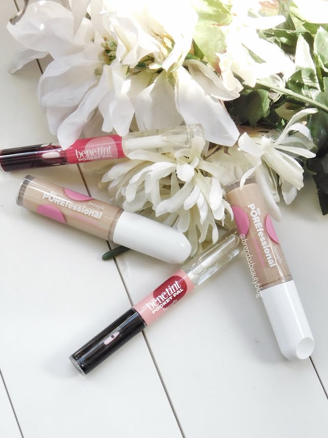 Instagram post by @brendasbeautyblog for Benefit Club Pink US. Caption reads: #giftedbybenefitcosmetics @benefitclubpinkus....
