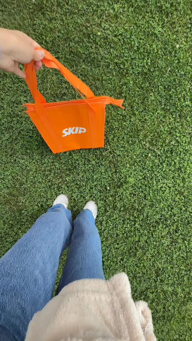 Instagram post by @mandaround for SkipTheDishes. Caption reads: I used Skip to grab Subway for the whole crew and....