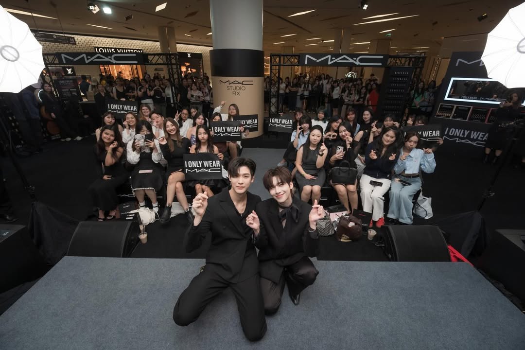Instagram post by @jimmy.jimmoi for M·A·C Cosmetics Thailand Market. Caption reads: Thank you for such a lovely time together 🤍....