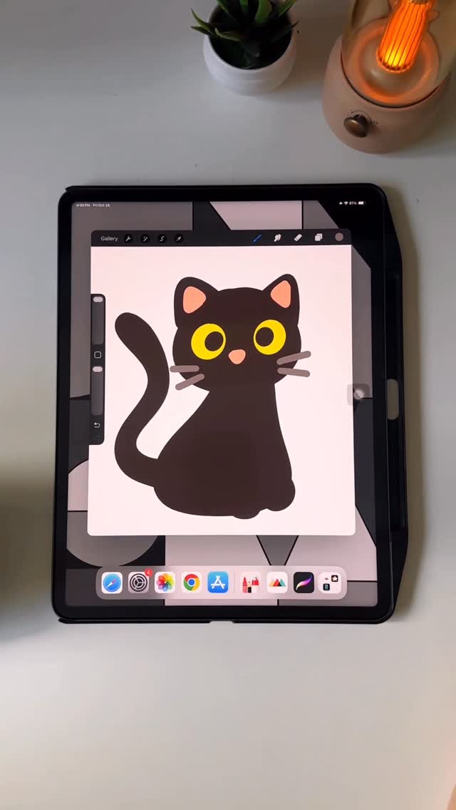 Instagram post by @karendaphne for Printful. Caption reads: Love how my simple Halloween art turned into....