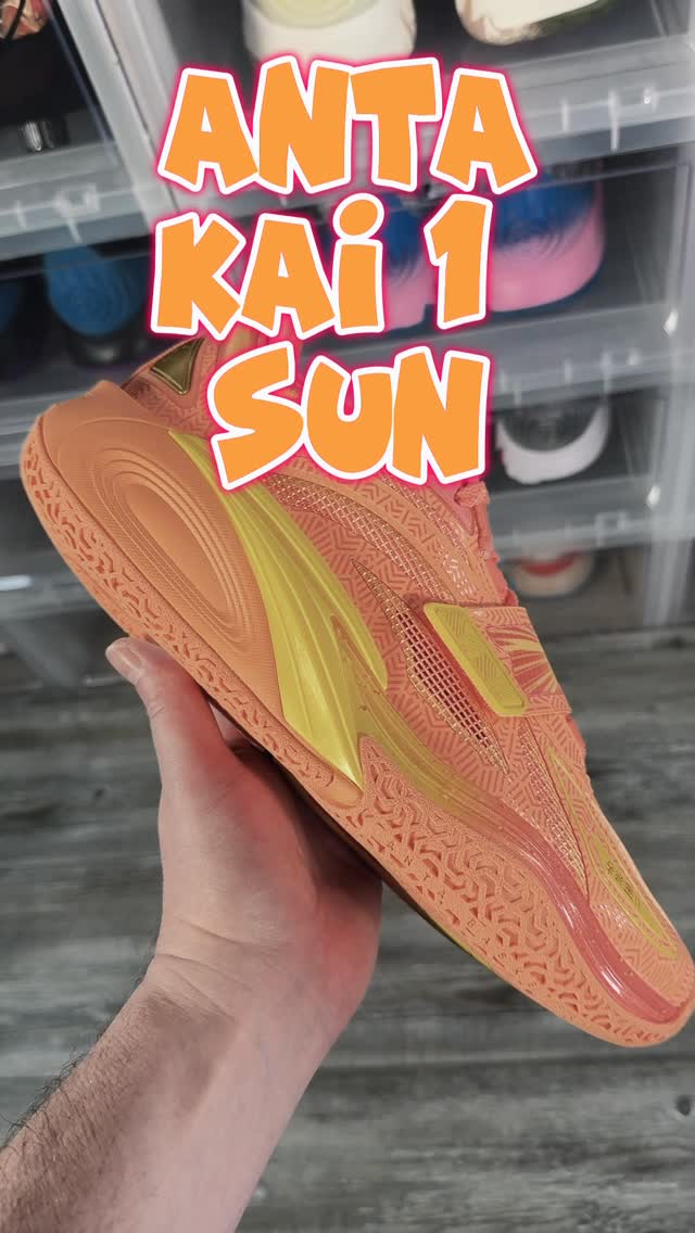 Instagram post by @kickmanindy for ANTA. Caption reads: ☀️ Rising with Purpose
Introducing the ANTA KAI 1....