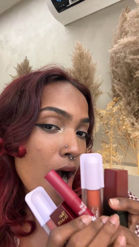 Instagram post by @gaadha._ for Blue Heaven Cosmetics. Caption reads: Meet my next lip obsession 💋 @blueheavencosmetics....