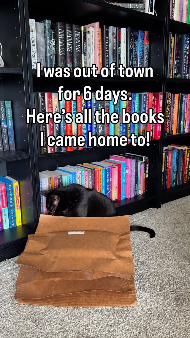 Instagram post by @bitofeverythingbooks for Mariner Books. Caption reads: The best part about vacation is coming home 😅....