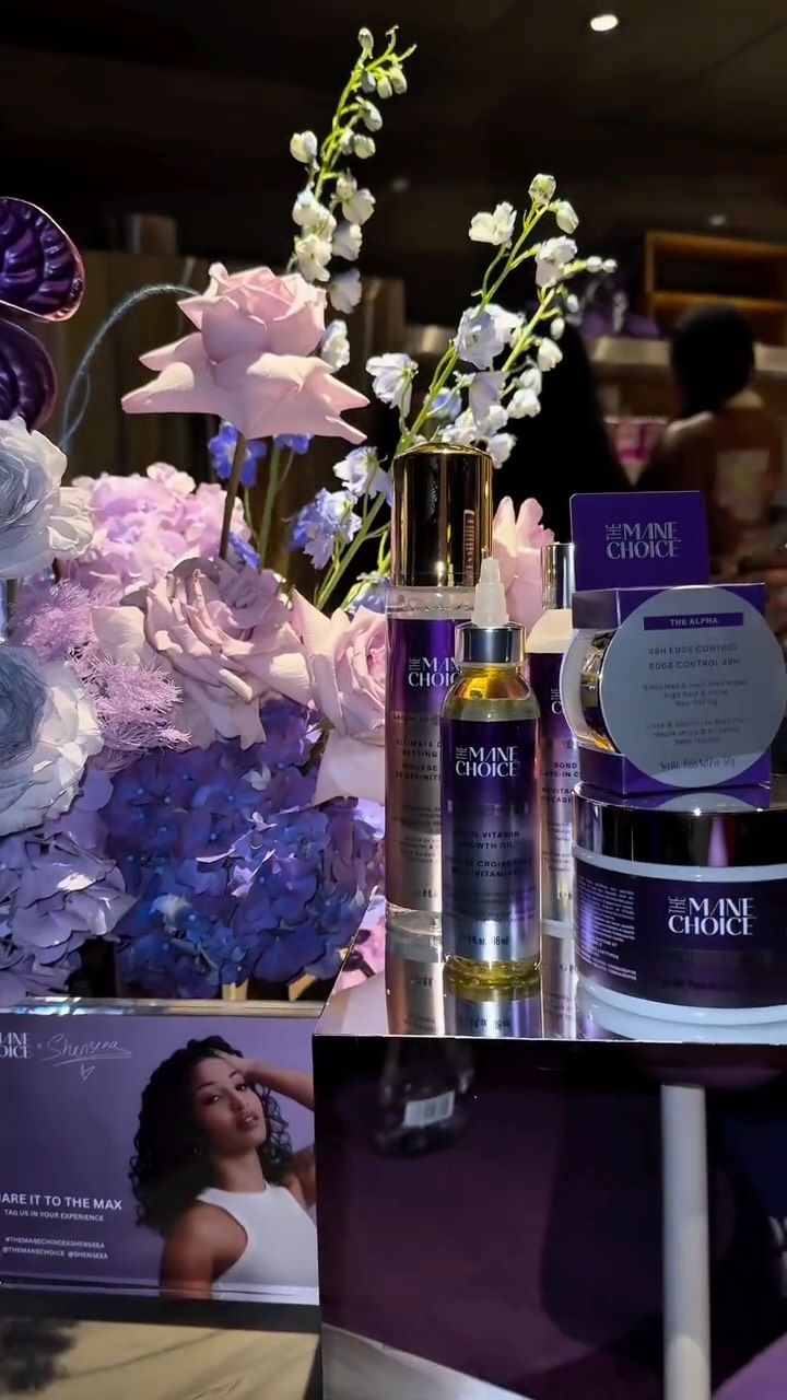 Instagram post by @riri.grahamm for The Mane Choice. Caption reads: Caribbean at heart and by nature 🤸🏿🤸🏿🤸🏿 My....