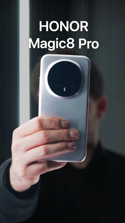 Instagram post by @zoneoftech for Honor. Caption reads: HONOR Magic8 Pro - The True Flagship [...].