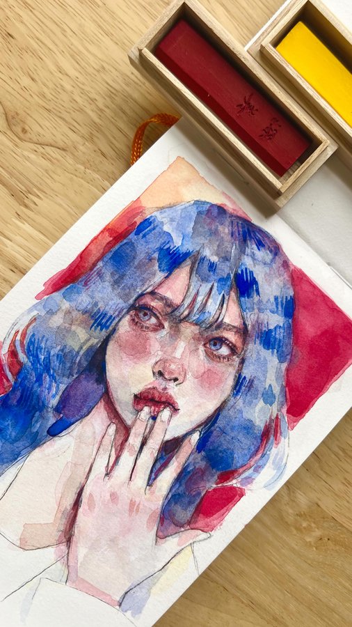 Instagram post by @0073.uv for Kuretake ZIG. Caption reads: Decompressing from a long week with some ink....