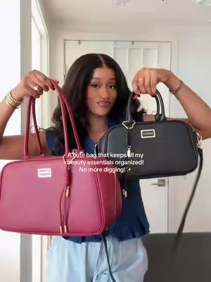 TikTok post by @dailydoseofshaz_ for Newbella Fashion. Caption reads: It’s the organization for me!! 😍....