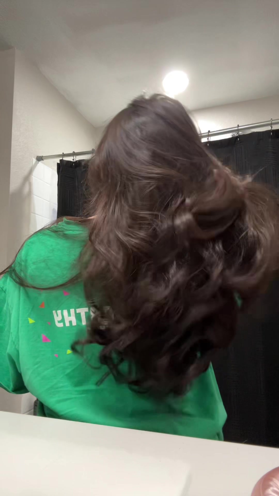 TikTok post by @livysl0r3 for Kitsch. Caption reads: @Kitsch  #overnightblowoutrods .