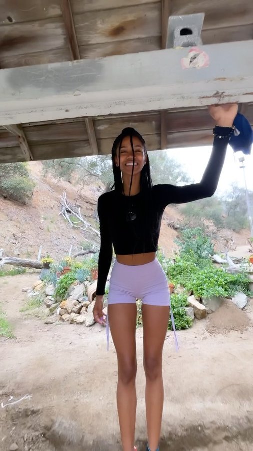 Instagram post by @aliedavis_ for Full Send. Caption reads: Perfect weather for an accidental adventure hike.....