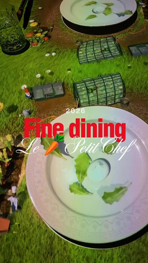 Instagram post by @loleeahmad69 for Le Petit Chef. Caption reads: Le Petit Chef is a unique 3D table projection....