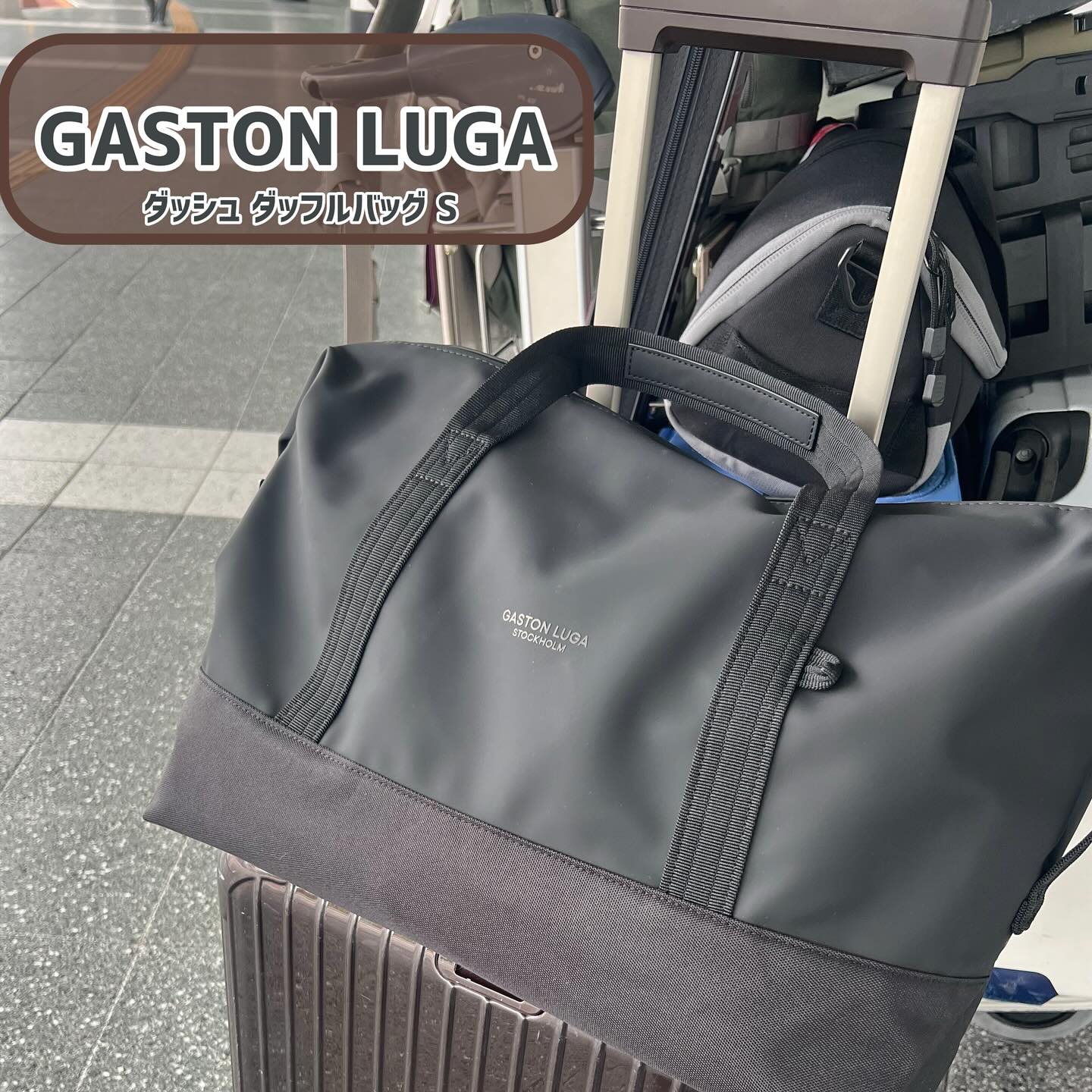 Instagram post by @serikaochikata for Gaston Luga. Caption reads: GASTON LUGA♥....