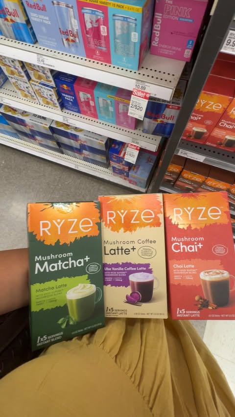Instagram post by @rose.rybak for RYZE SUPERFOODS. Caption reads: [...] for ONE thing… matcha 😅 @ryzesuperfoods....