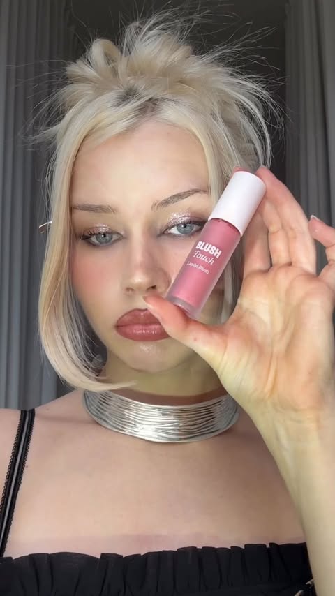 Instagram post by @girlcalledluca for H&M Beauty. Caption reads: [...] glam using the new spring drop from....