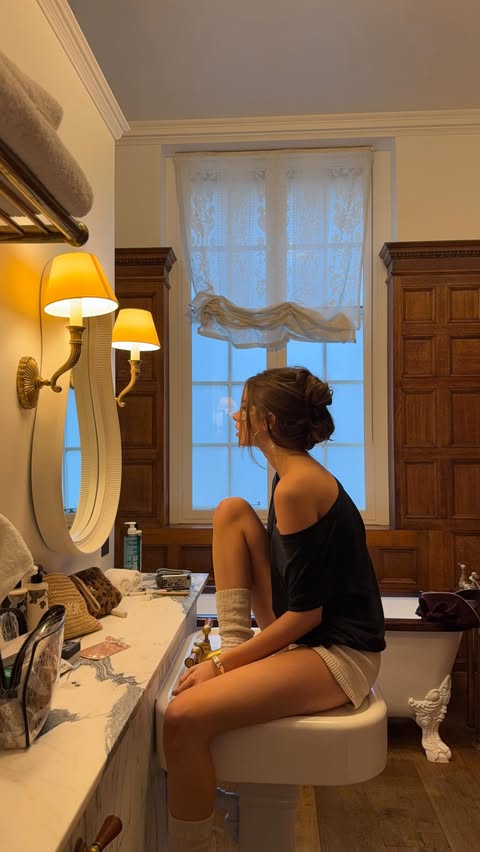 Instagram post by @luciaaferrato for YSL Beauty. Caption reads: ad I did layer this look over a little makeup I....