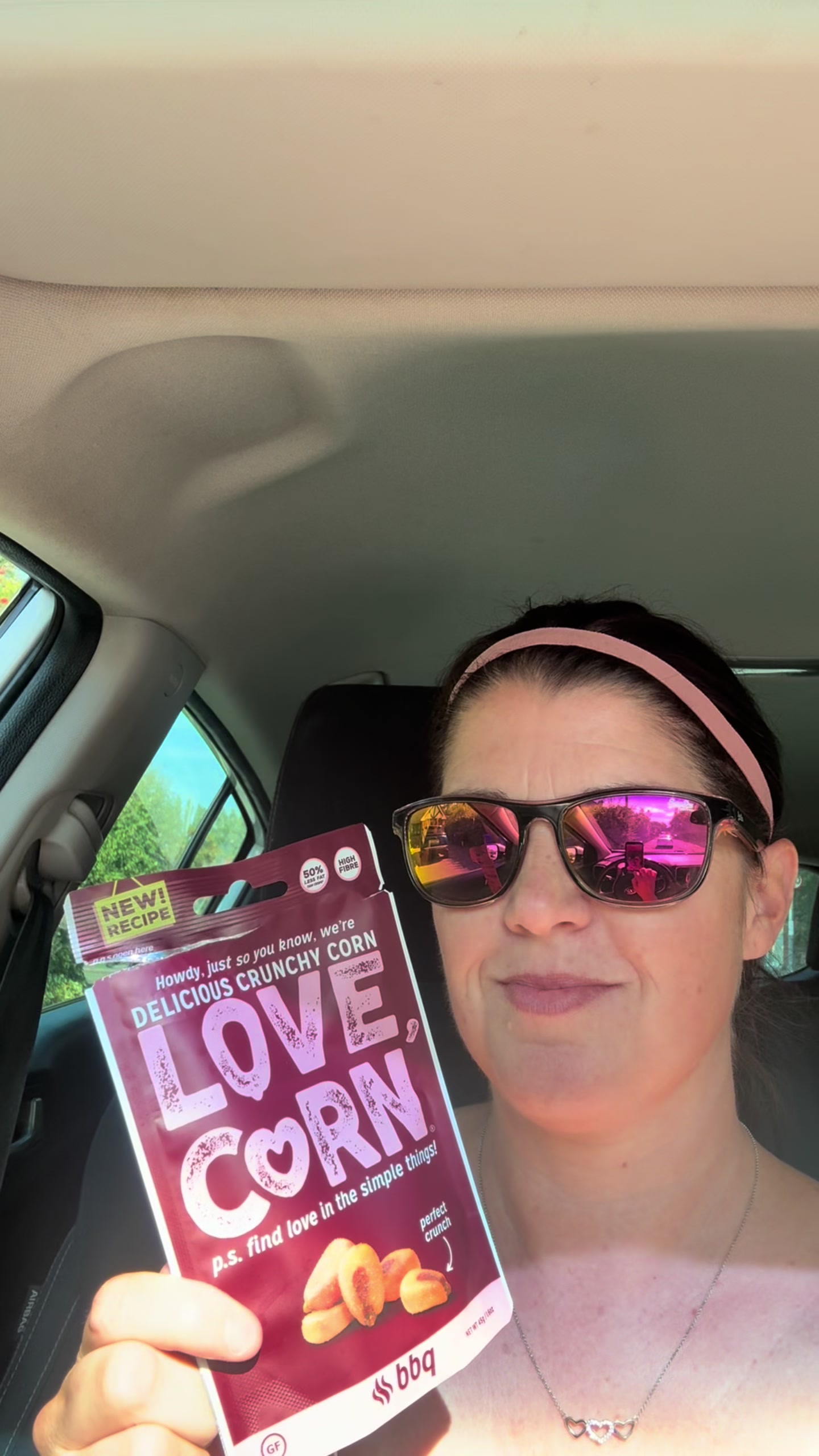 TikTok post by @mariahowarth345 for LOVE CORN. Caption reads: AD Love corn bbq flavour these are my favourite....