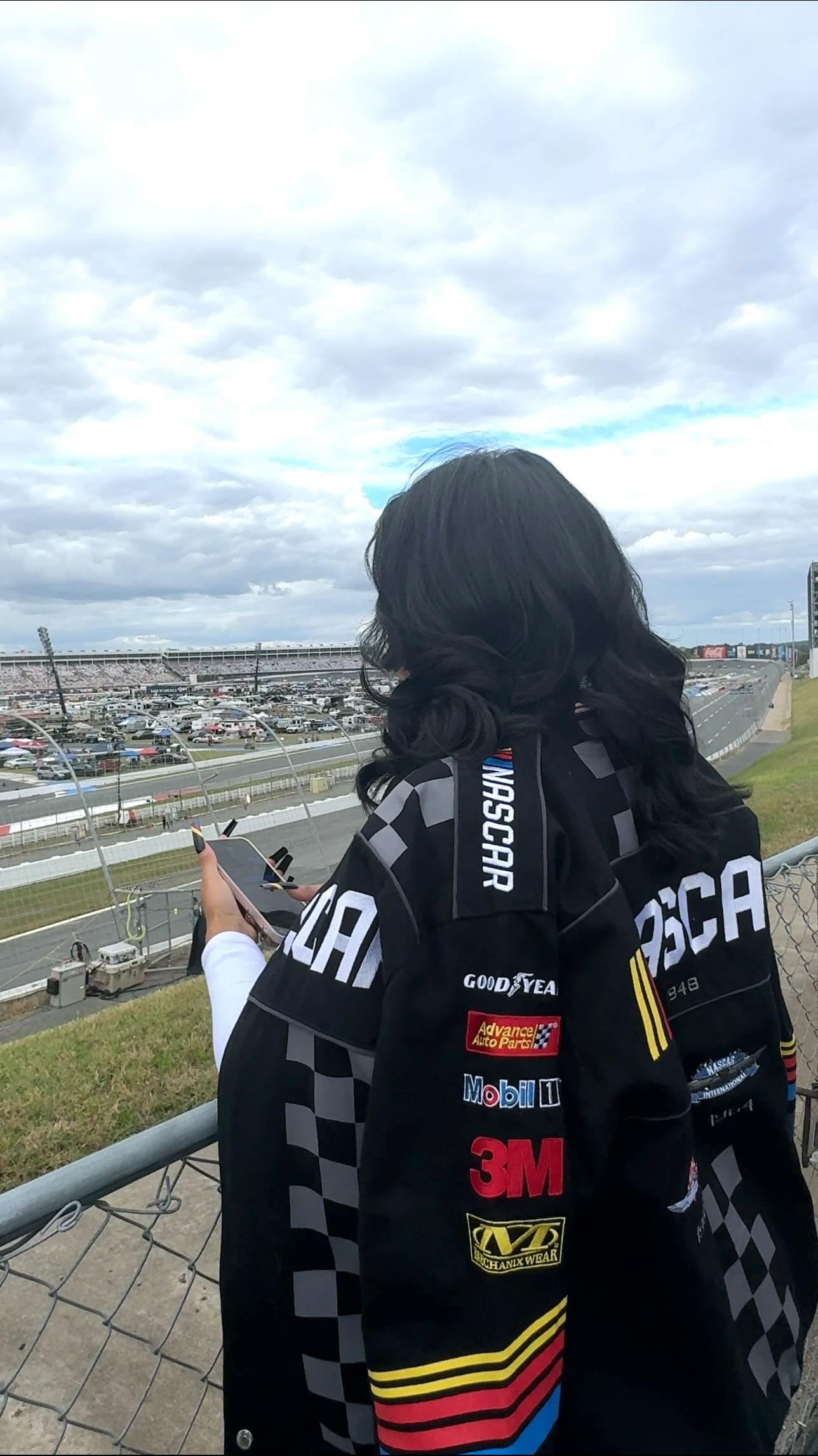 Instagram post by @nailsbynae_ for NASCAR. Caption reads: #SpeedSZN did it for the culture baby!! If you....