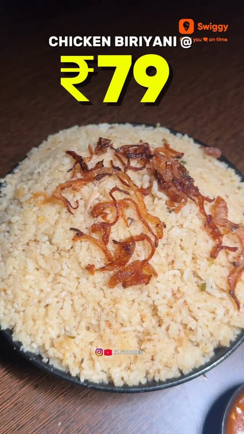 Instagram post by @_kl_foodies_ for Swiggy. Caption reads: 💢Swiggy is collaborating with top restaurants....