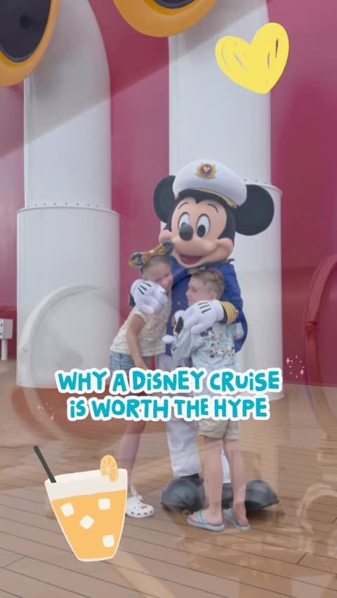 Instagram post by @kiteenmariee for Disney Parks. Caption reads: [...] a hosted experience #DisneyCruiseLine....