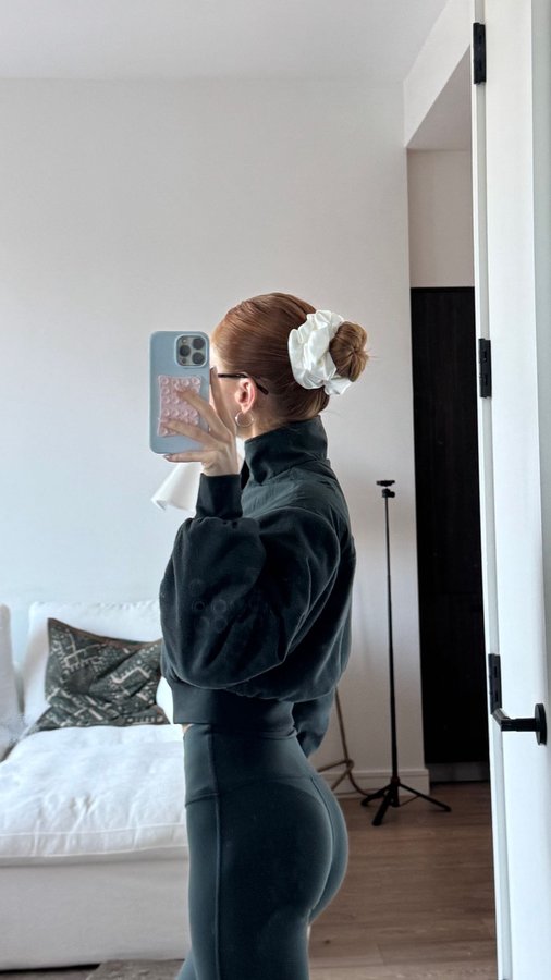 Instagram post by @sydneyschiffer for OUAI. Caption reads: fall detox best detox 🍂😌 @theouai #ouaipartner.