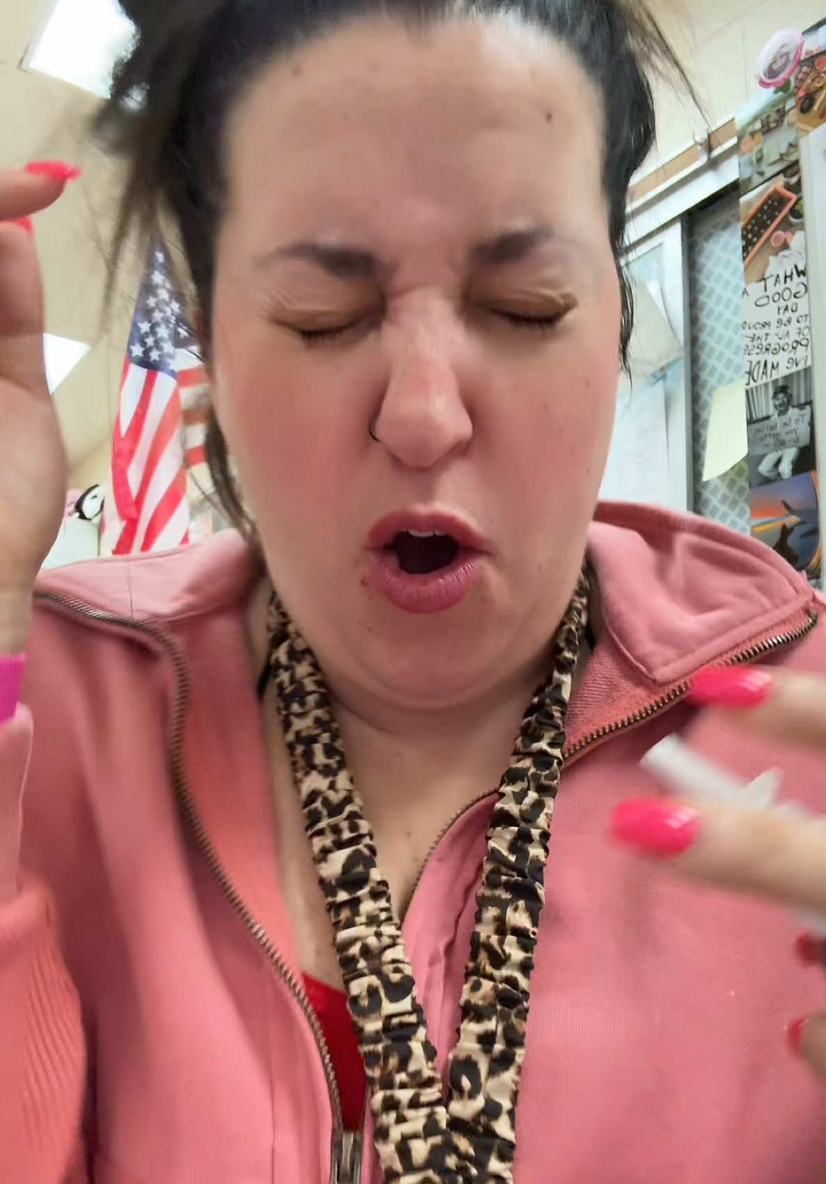 TikTok post by @akea.favefinds for Triquetra Health. Caption reads: I’ll try anything to not get this flu. @Triquetra....