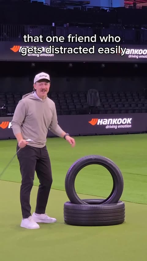 Instagram post by @thepointerbrothers for Hankook Tire. Caption reads: [...] though🤣🤣🛞 #ThePointerBrothers....