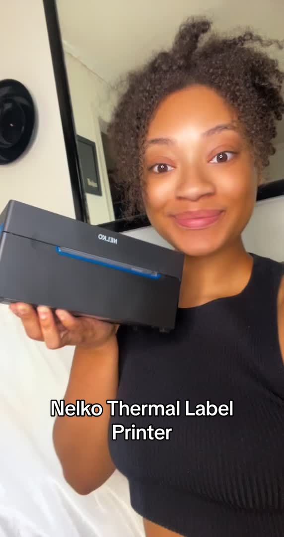TikTok post by @sunjaiw for Nelko. Caption reads: [...] one and it was the wrong size lol but @Nelko....