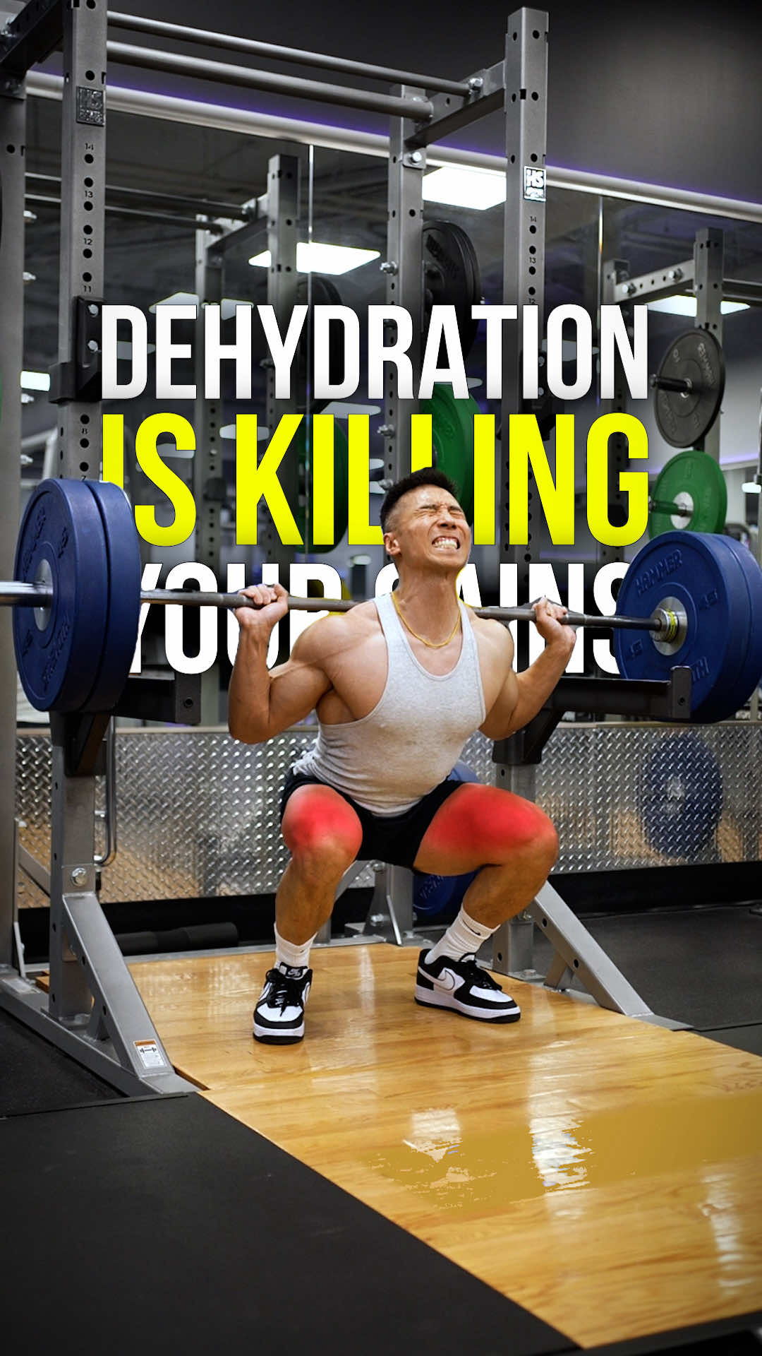 TikTok post by @deltabolic for Vita Coco. Caption reads: 💧 Even a 2% drop in hydration can make you weaker....