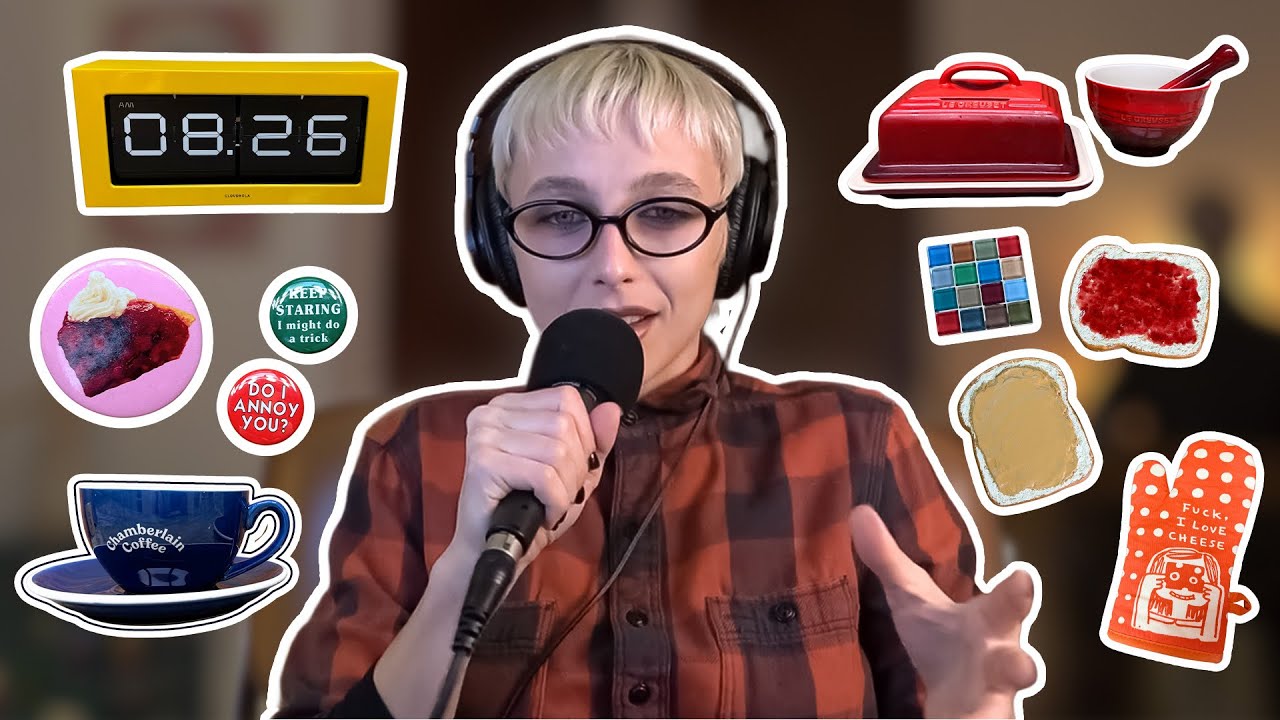 YouTube post by @anythinggoeswithemma for Hotels.com. Caption reads: gift ideas that people will actually like.