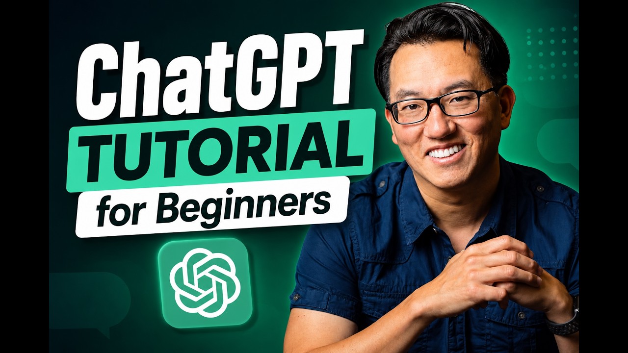 YouTube post by @KevinStratvert for Hostinger. Caption reads: ChatGPT Tutorial for Beginners: How to Actually....