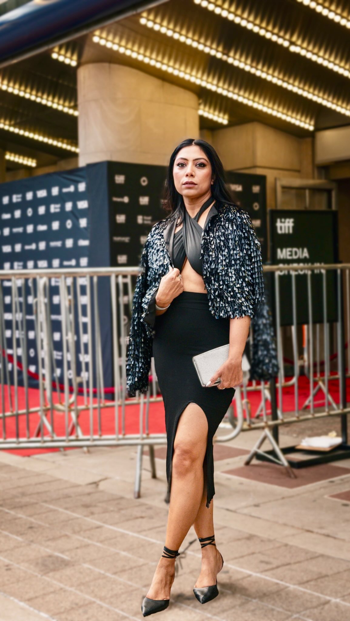 Instagram post by @sushmitasingh_official for Rogers. Caption reads: Day 1 at TIFF 2025 ✨ Celebrating 50 years of....